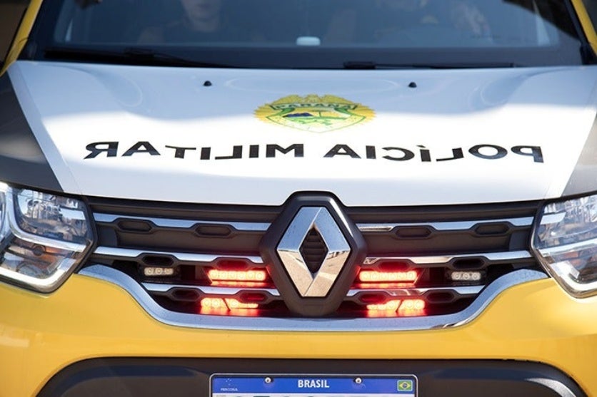 Viatura da Polícia Militar.