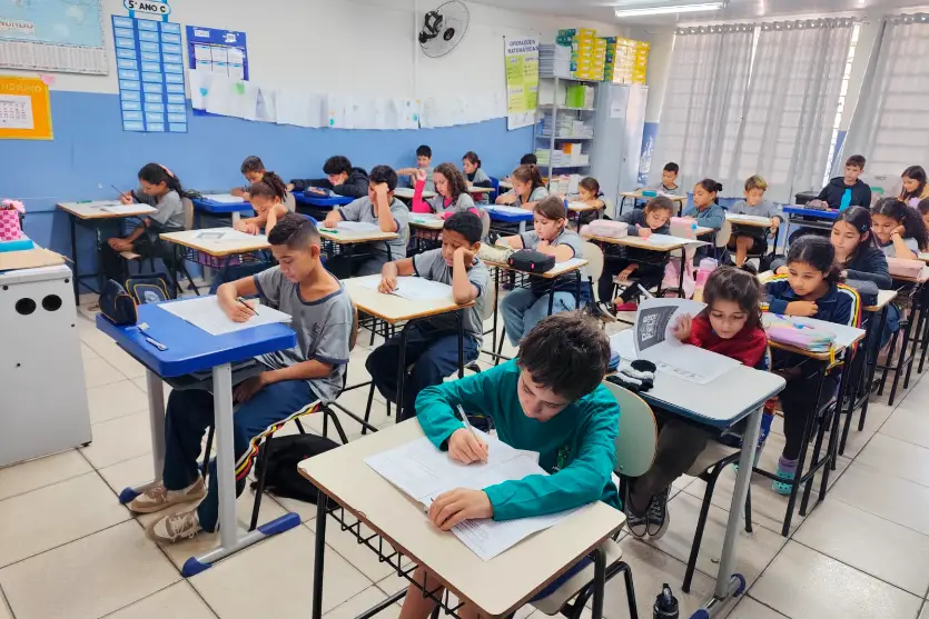 Avaliação diagnóstica aplica testes de Língua Portuguesa e Matemática para estudantes do 2º e 5º ano do Ensino Fundamental - Foto: Prefeitura de Umuarama