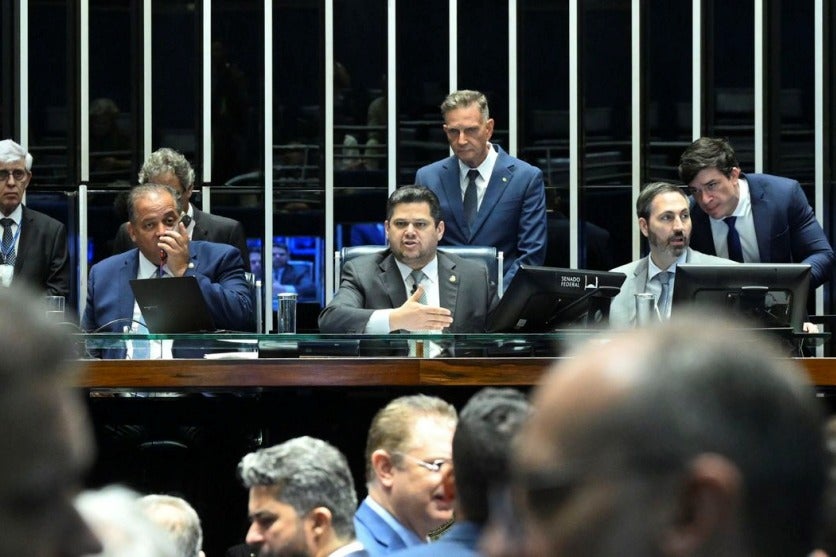 O presidente do Congresso Nacional, senador Davi Alcolumbre (União-AP)