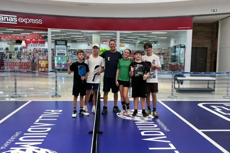 Shopping Palladium Umuarama recebe quadra oficial de pickleball aberta ao público