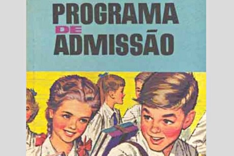 Um sonho antigo: ser aprovado no “vestibular” para estudar no Ginásio Estadual