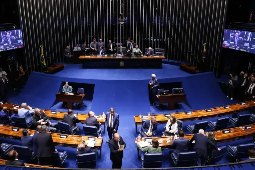 Interior do Senado Federal.