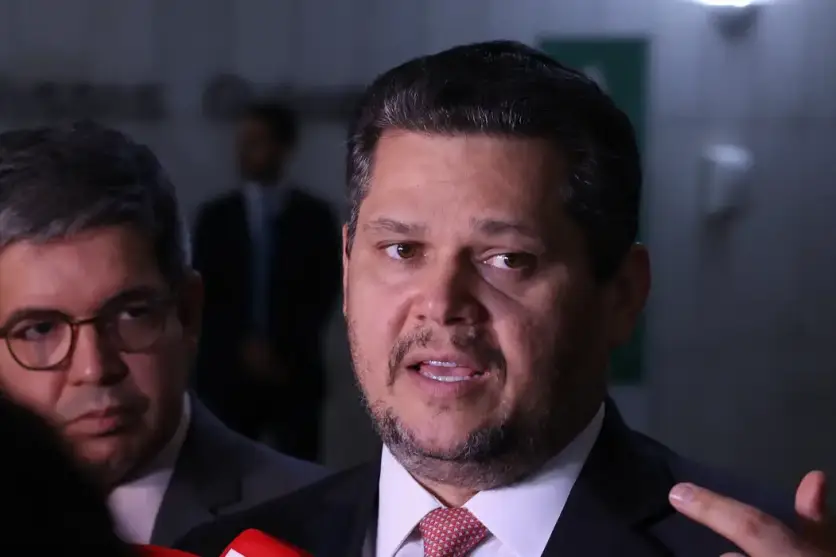 O presidente do Senado, Davi Alcolumbre (União-AP).
