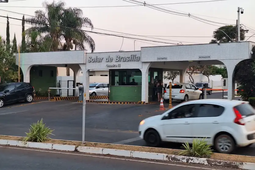 O condomínio de Jair Bolsonaro.