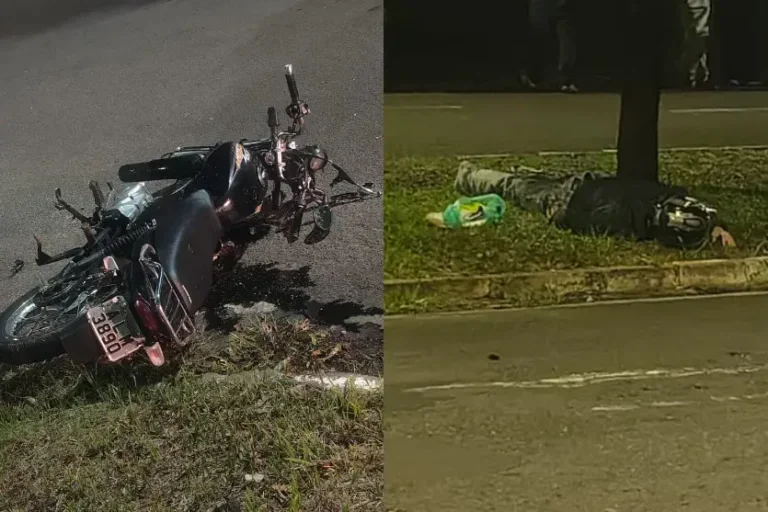 Colisão entre carro e moto deixa danos materiais no Jardim Cima, em Umuarama