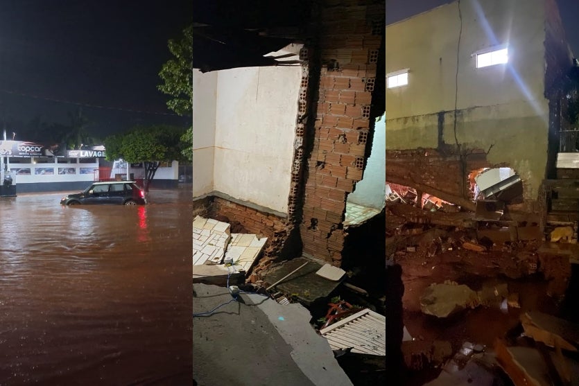 Fotos dos rastros de destruição deixados após o temporal em Iporã.