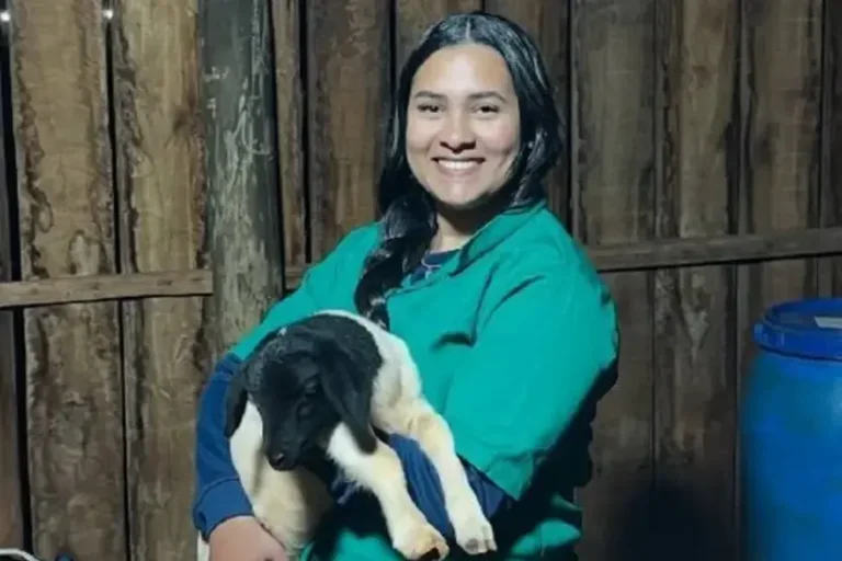 A estudante Mayara Estrela.