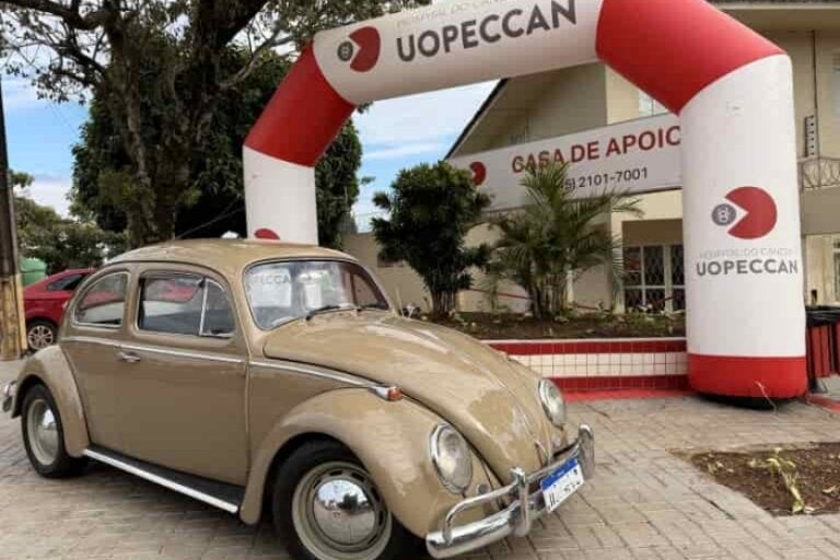 Fusca sorteado pela Uopeccan.