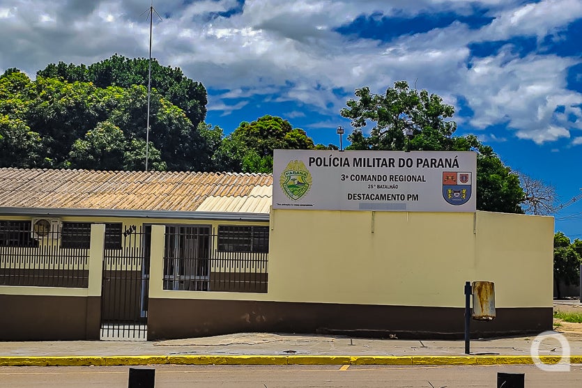 Batalhão da PM em Maria Helena.