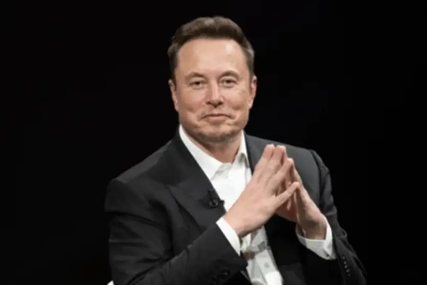 O rec[em trilionário Elon Musk.
