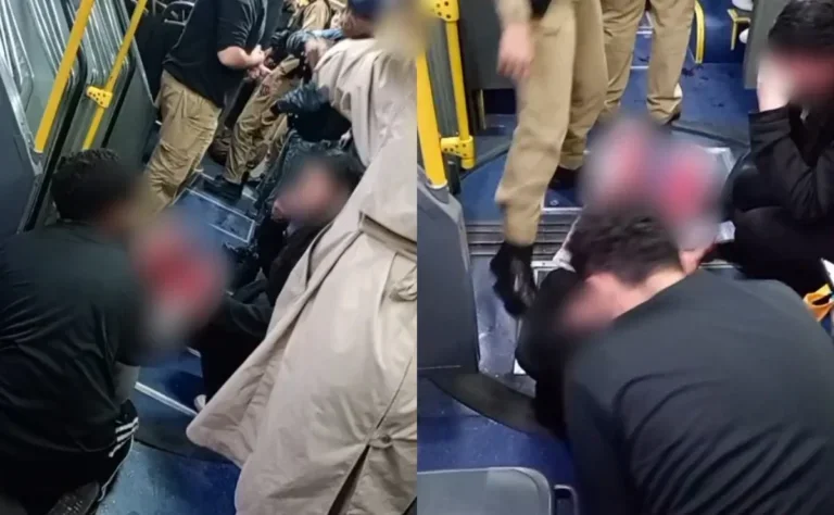 Passageira tem rosto perfurado por homem que pedia dinheiro em ônibus em Curitiba