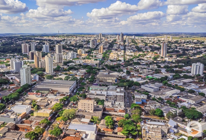 Foto aérea de Umuarama.