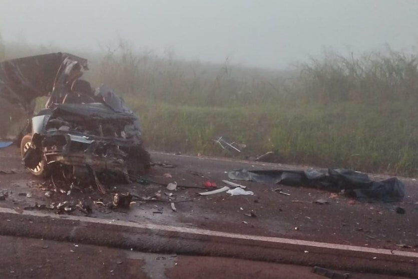 Gravíssimo acidente na PR-323, entre Umuarama e Perobal.