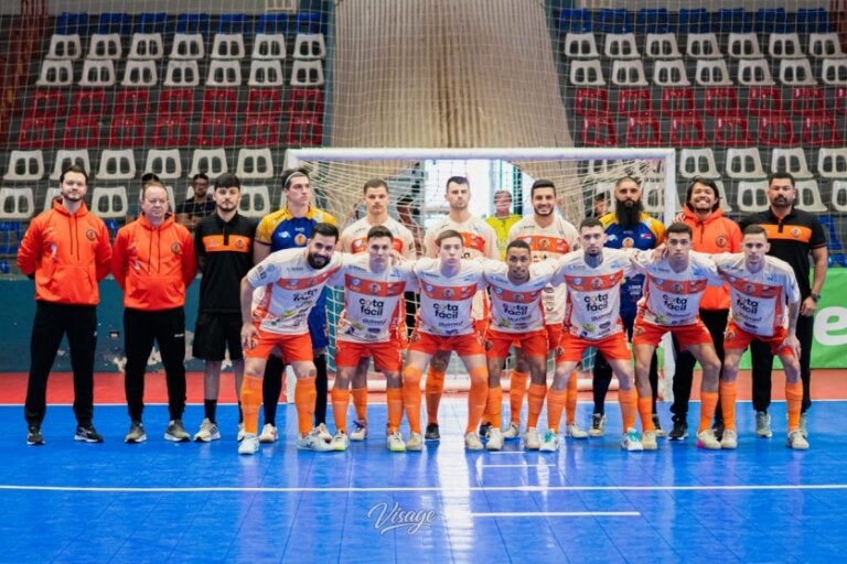 Equipe do Noroeste Futsal.