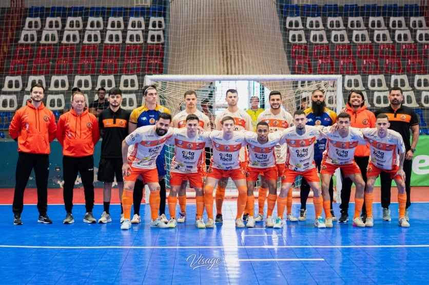 Equipe do Noroeste Futsal.