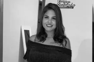 A jovem Adrielle Rosa, morta no Sonho Meu, em Umuarama.