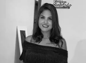 A jovem Adrielle Rosa, morta no Sonho Meu, em Umuarama.