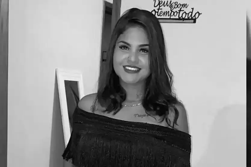 A jovem Adrielle Rosa, morta no Sonho Meu, em Umuarama.