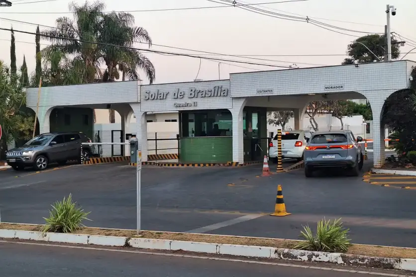 O condomínio Solar de Brasília, onde vive o ex-presidente Jair Bolsonaro.
