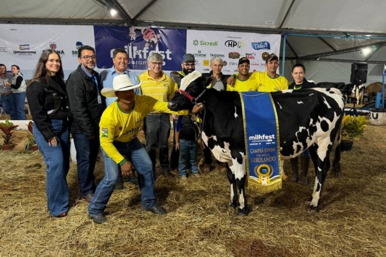 Produtores premiados na Milk Fest.