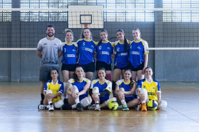 Equipe de Umuarama vencedora do JAPs fase regional.