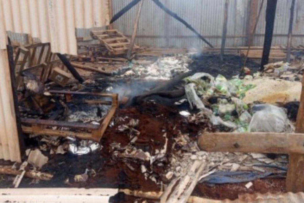MST denuncia incêndio criminoso e ameaças em acampamento na Fazenda Tiburi, em Perobal