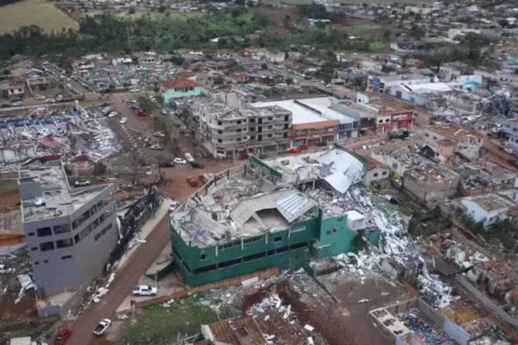 Simepar confirma seis tornados no Paraná em três dias; veja as cidades atingidas