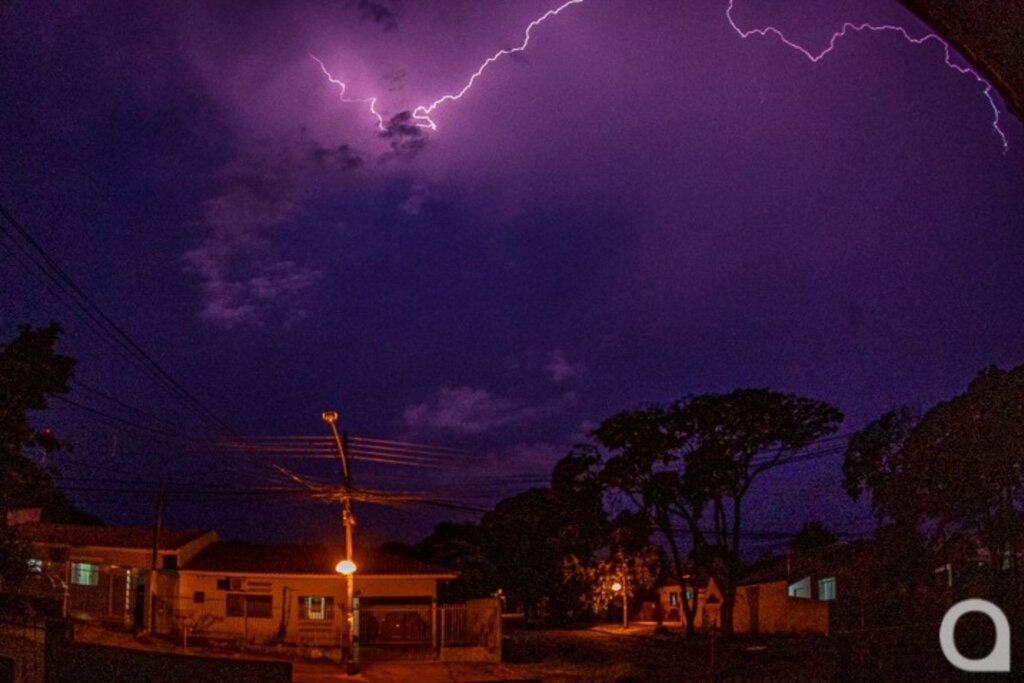 Defesa Civil emite alerta para temporais em Umuarama e região; confira previsão