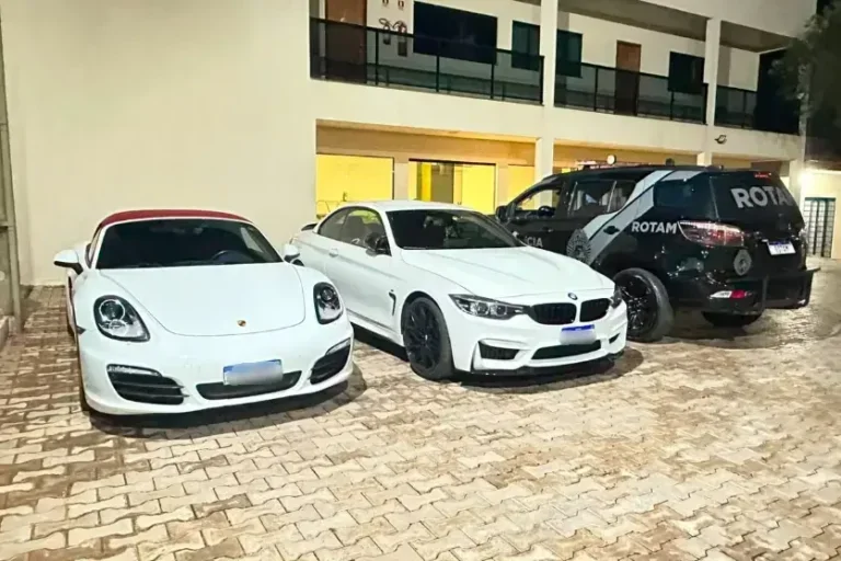 BMW e Porsche são apreendidos após manobras perigosas no Centro de Umuarama