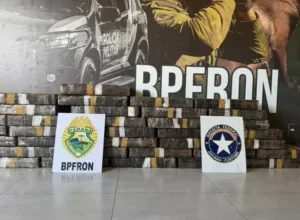 Polícia apreende mais de 400 quilos de maconha e veículo clonado após perseguição