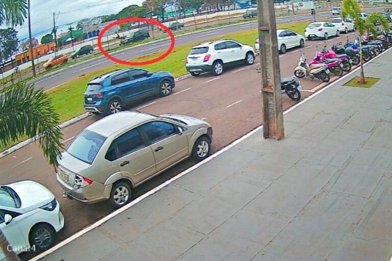 Câmera de segurança registra atropelamento que matou trabalhador na BR-376