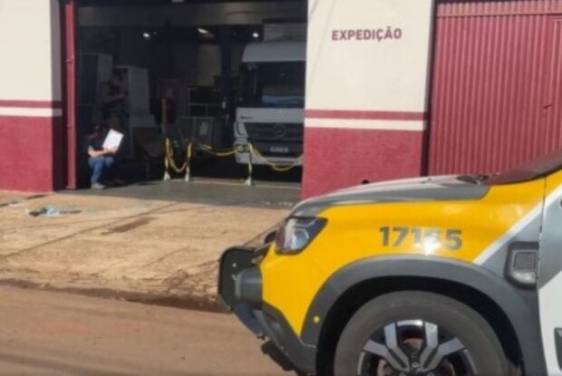 Empresa onde homem foi morto a tiros em Campo Mourão.