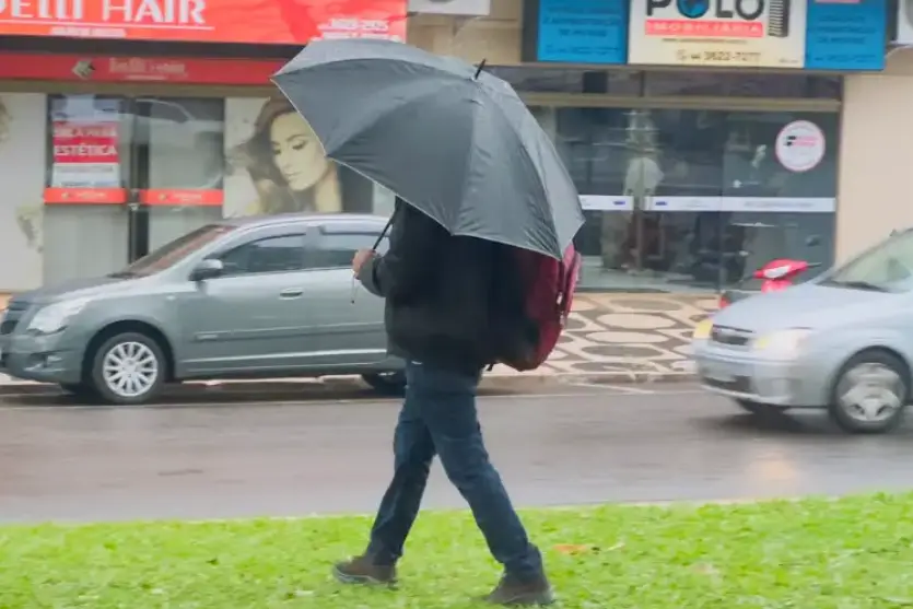 Chuva continua em Umuarama e previsão indica tempo instável até domingo