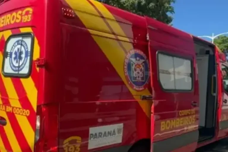 Ciclista fica ferido após colisão com carro em rotatória no Jardim Tropical, em Umuarama