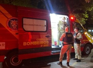 Corpo de Bombeiros atende vítima de agressão na região da praça Tamoio