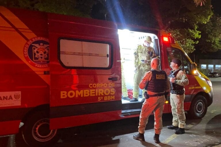 Corpo de Bombeiros atende vítima de agressão na região da praça Tamoio