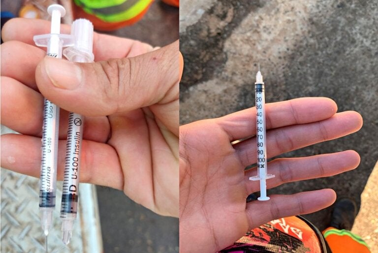 Garis de Umuarama sofrem acidentes com agulhas e seringas descartadas no lixo comum