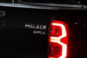 Traseira de Hilux.