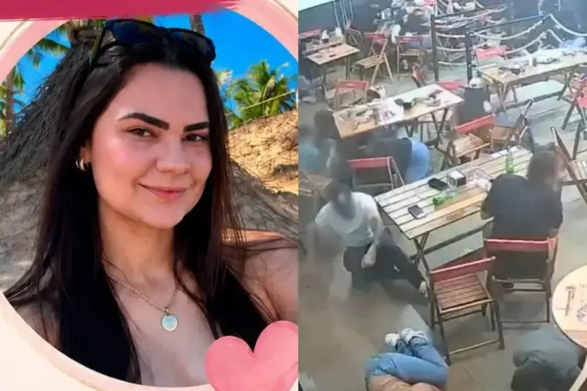 A jovem Izabela Carvalho, atingida durante atentado em Campo Mourão.