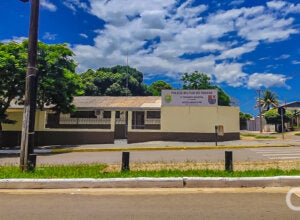 Sede da Polícia Militar em Douradina.
