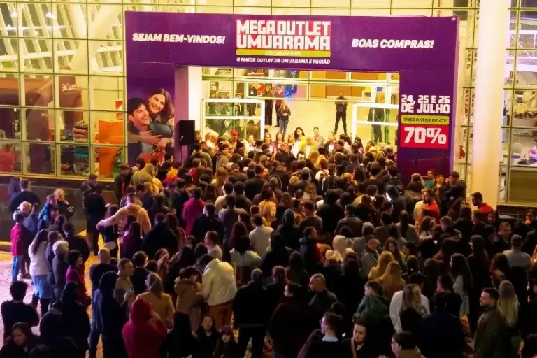 Mega Outlet Umuarama terá descontos de até 70% e reúne expositores de diversos segmentos