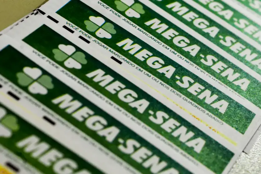 Bilhetes da Mega-Sena.