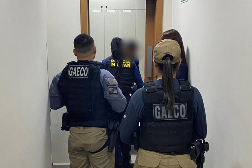 Gaeco durante investigação da Operação Armeiro, deflagrada no Noroeste.