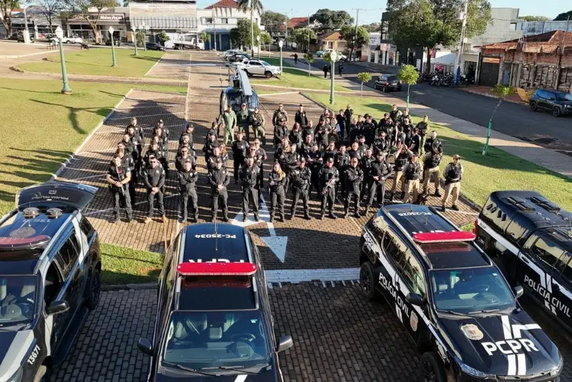 Operação da PCPR e PMPR prende 10 suspeitos e mira organização criminosa no Noroeste