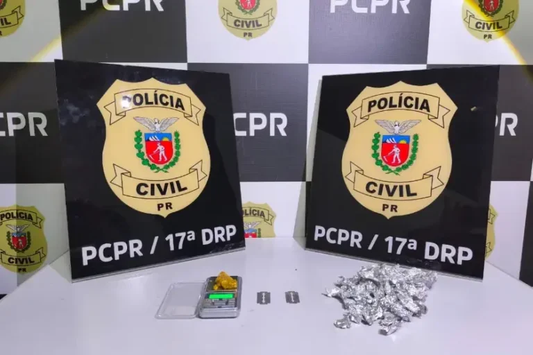 PCPR fecha ponto de tráfico e conduz dois homens e adolescente em Cruzeiro do Oeste