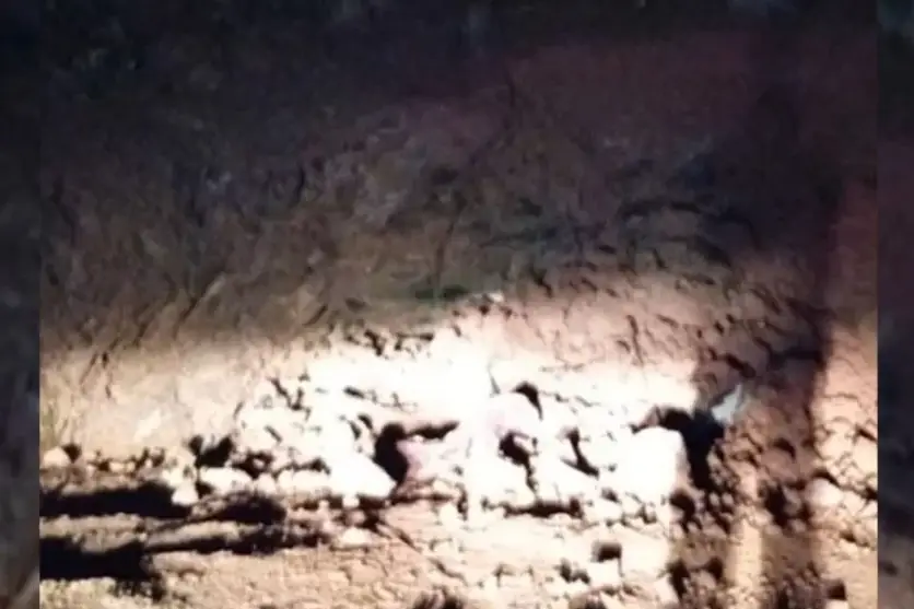 Local onde trabalhador foi resgatado após ser soterrado em SC.