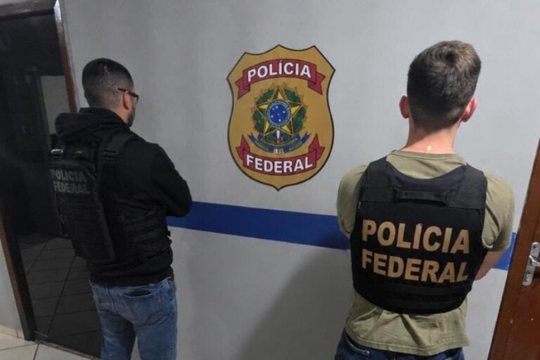 Agentes da PF durante a Operação Aliança II.