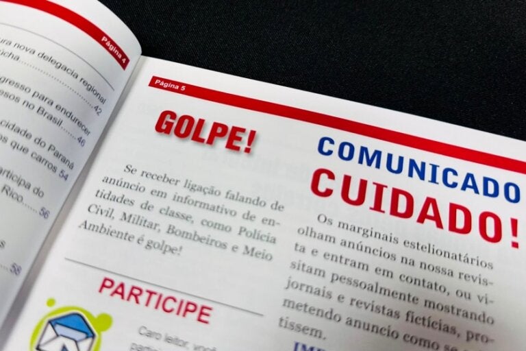 Revista envolvendo estelionatário que se passava por policial civil em Umuarama.