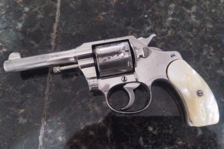 Arma de fogo apreendida em Rondon.