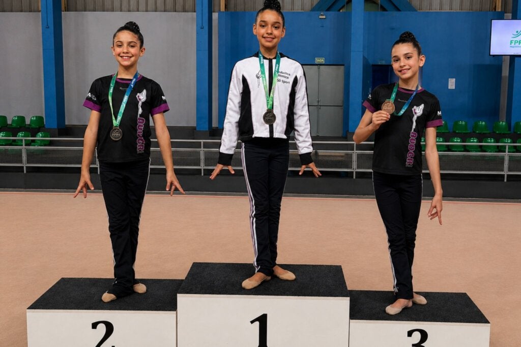 Ginastas de Umuarama conquistam medalhas no Campeonato Paranaense em Toledo